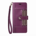 thumbnail image 3 of FOXDOCK Funda tipo Cartera para iPhone 13 Pro – Cubierta de Cuero PU con Múltiples Ranuras, Bolsillo para Efectivo y Correa de Muñeca, 3 of 6