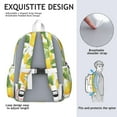 thumbnail image 5 of Lemon Backpack for School,Cute School Bag,Schoolbag with Adjustable Shoulder Straps & Padded Back,13.4"x11"x4.7", 5 of 6