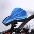 thumbnail image 4 of Bicicleta Funda de cojín de asiento de bicicleta a prueba de golpes Likrtyny cubierta de sillín de bicicleta de montaña suave ancha cómoda equipo de ciclismo, 4 of 9
