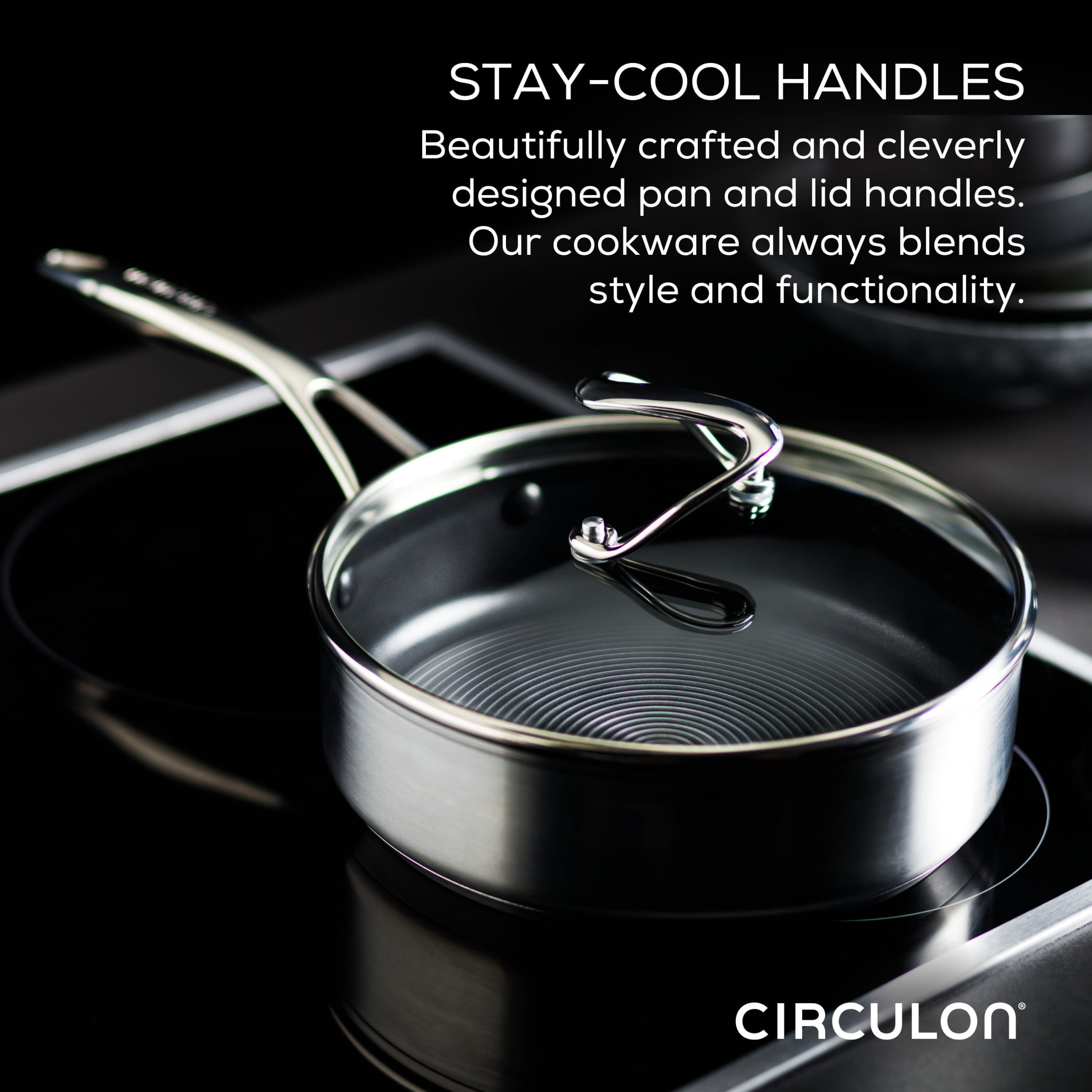 Circulon Momentum Stainless Steel Cookware Set, 11-Piece - Elevate Your Culinary Passion with Innovative Design