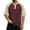 Brown, variant on Waffle Henley Shirts for Men Raglan Short Sleeve Button Up T-Shirt Jersey Baseball T-Shirts 2026 Casual Summer Sport Athletic Tee Tops with Chest Pocket Beige XL