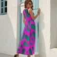 thumbnail image 7 of Leopard Print Pattern Sleeveless Dress Woman Fashion Long Dresses Women's Summer Suit Dress 2025, 7 of 7