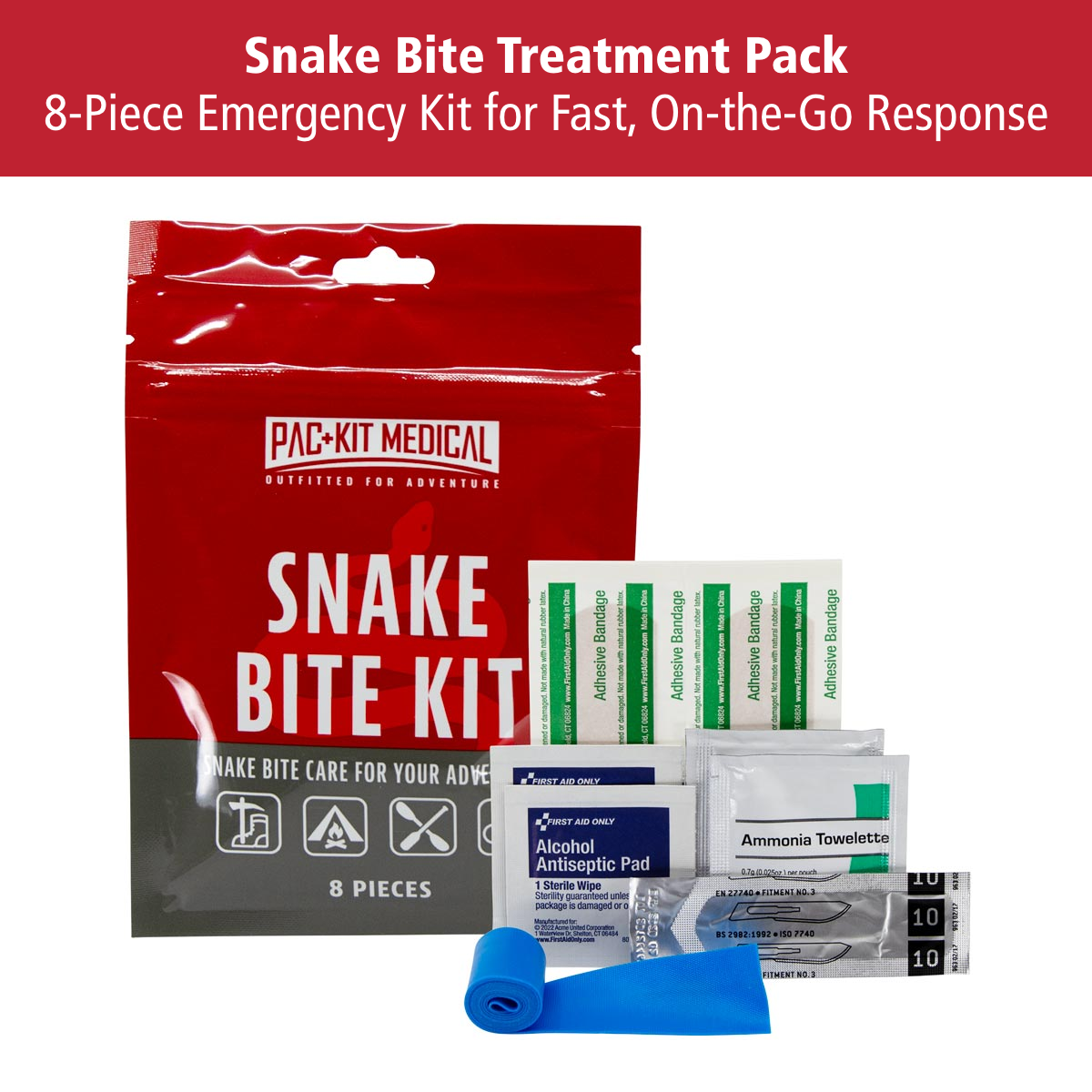 Pac-Kit Snake Bite Treatment Pack 8-Piece photo 4