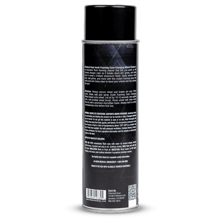 Chemical Guys TVDSPRAY102 - Incite Reactive Foam Color Changing Wheel Cleaner