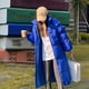 thumbnail image 4 of Chaqueta de algodón de largo medio a largo, chaqueta de algodón hasta la rodilla, chaqueta de algodón con capucha holgada y gruesa para mujer, 4 of 5