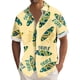 thumbnail image 1 of Hawaiian Shirt For Men, Men's Vintage Button Down Bowling Shirts Short Sleeve Summer Beach Shirt 2XL, 1 of 5