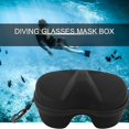 thumbnail image 4 of Black Micro-Fiber Small & Convenient & Waterproof Mask Scuba Of Carton Case For Gopro Diving Mask Underwater Storage Box, 4 of 8