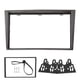 thumbnail image 1 of 2Din Central o Navigation Frame for Opel Vectra/Astra/Zafira (2006-present) - Silver Grey, 1 of 2