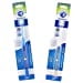 thumbnail image 3 of Brilliant Soft Toothbrush for Adults - with Over 14,000 360 Degree Micro-Fine, Rounded-Tip Bristles for Easy & Effective Cleaning, Blue-Clear, 2 Count, 3 of 10