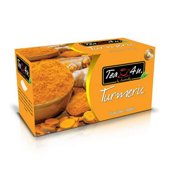 Tea4u Turmeric Herbal Infusion, 25 teabags