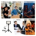 thumbnail image 4 of LED Photography Video Light Panel Lighting Photo Studio Lamp Kit With Tripod Stand RGB Filters For Shoot Live Streaming ,Easy to Use, 4 of 6