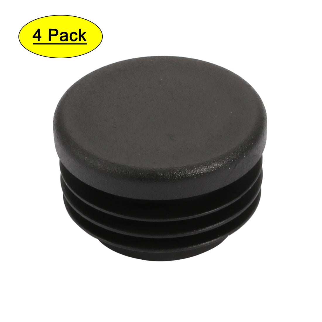 Details about  / 2 Pcs Chair Table Leg Plastic Cap Round Tube Insert Fit 45mm Pipe Outer Dia