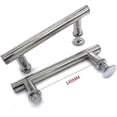 thumbnail image 2 of 2 Pcs 145mm (14.5cm) Poignée de Porte de Douche Chrome Abs, Trou à Trou, 2 of 4