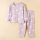 thumbnail image 2 of Gibobby Conjunto para bebé y niño Pijamas para bebés y niñas pequeñas, estampados de animados, ropa de dormir para niños, conjuntos de pantalones superiores(Morado,5-6 Años), 2 of 3