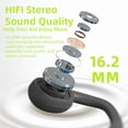 thumbnail image 4 of Mehomeli Auriculares para niños, Bluetooth 5.2, conducción de aire, auriculares abiertos, limitación de volumen de 85 dB, color verde, 4 of 5