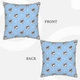 thumbnail image 3 of KLL French Bulldog2 Decorative Throw Pillow Covers Velvet Soft for Couch Sofa Bedroom Living Room Outdoor - 20"x20", 3 of 8