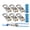 A, variant on Rope Roller 6-Pack Paracord Adjusters, 2026 New Rope Roller with 2 Accessory Cord - Easy Secure Tie Down for Outdoor,Camping, Marine Rope,Truck Stuff ,Car Essentials