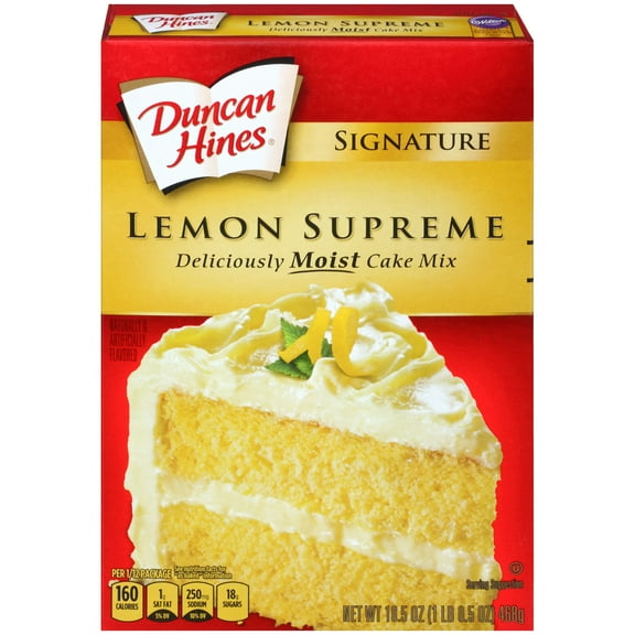 Duncan Hines Signature Lemon Supreme Cake Mix 16.5 Oz