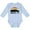 AE-Light Blue, variant on Inktastic Austin Texas Skyline Vintage Boys or Girls Long Sleeve Baby Bodysuit