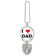 thumbnail image 1 of Me encanta papa amor felicidad Colgante de ala, 1 of 3