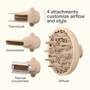 INFINITI PRO CONAIR Ionic Ceramic Hair Dryer with Professional AC Motor and 4 Attachments