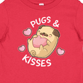 thumbnail image 4 of Inktastic Valentines Day Pugs and Kisses with Pink Hearts Boys or Girls Baby T-Shirt, 4 of 5