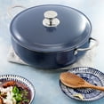 thumbnail image 6 of Oster Cartagena 9.3 Quart Nonstick Aluminum Caldero with Lid in Dark Blue, 6 of 6
