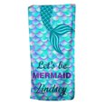 thumbnail image 2 of YAOMOBB Beach Towel Soft Mermaid Pattern Beach Towel Absorbent Microfiber Towel for Daily Use, 2 of 6