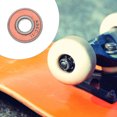 thumbnail image 1 of WHAMVOX 8 Pcs Roulements de Remplacement pour Planche à Roulettes Orange Acier au Carbone avec Structure Robuste, 1 of 8
