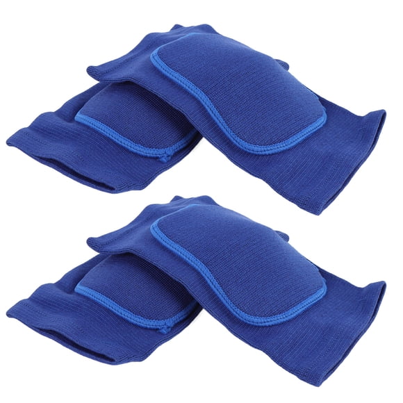 2 Pares Manga de Rodilla de Voleibol de esponja de esponja de esponja manga, Tela Elástica Muelas de Rodilla Transíbles para Hombres, Adecuados para Baile de Voleibol de