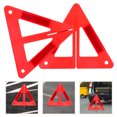 thumbnail image 2 of Triangle Réfléchissant Rouge pour Urgence Automobile avec Design Pliable et Matériau PVC Durable 12.5 x 12.5 Pouces, 2 of 8