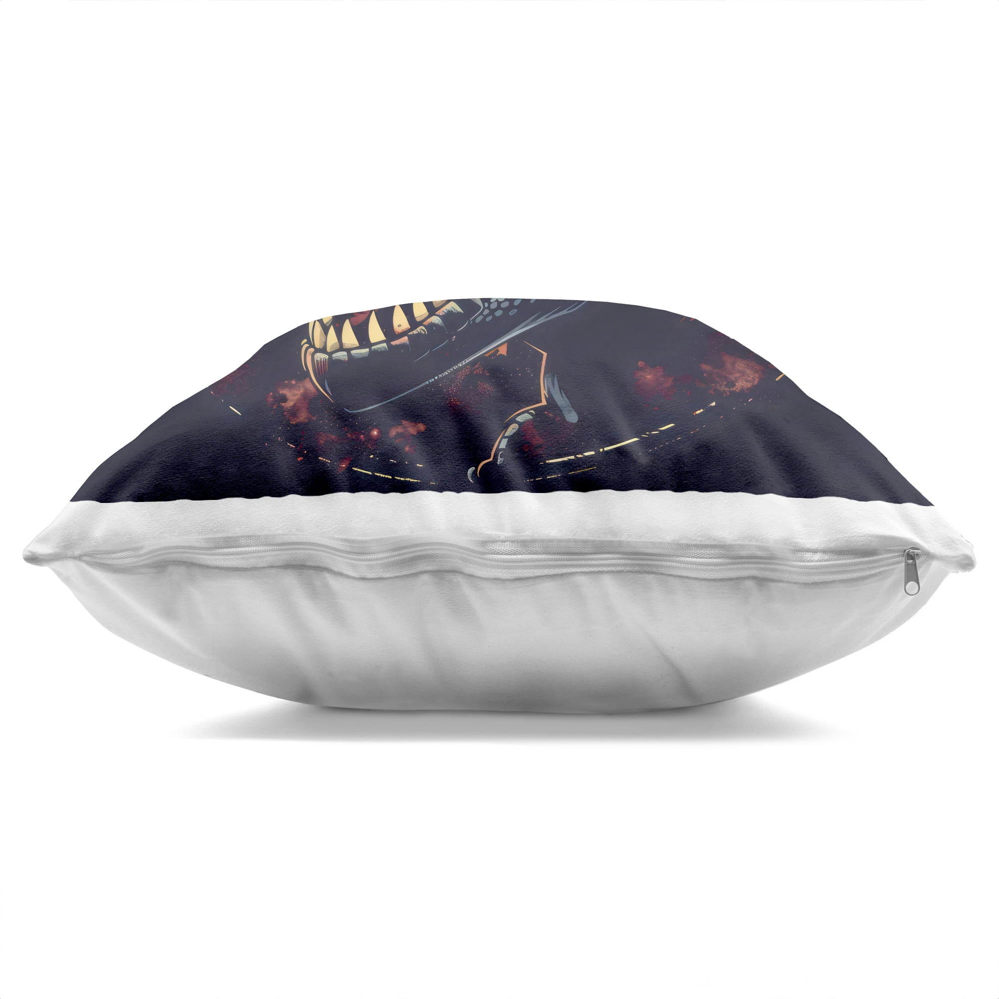 Stupell Industries Ancient Dino Roaring at Sunset Decorative Printed Throw Pillow, design by Creative Studio, 18 x 7 x 18