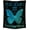 Style2, variant on Personalized Butterfly Blanket Gifts with Name - 40"x50" Cute Throw Blanket for Adults, Kids - Blue Soft Plush Blankets for Couch, Sofa