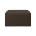 thumbnail image 4 of Meridian Furniture Arc BrownBoucle Fabric Ottoman, 4 of 7