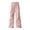 Pink, variant on Men's Cargo Pants Wide Leg Loose Fit Casual Pants Elastic Waist Drawstring Sweatpants with Pockets Pink XL