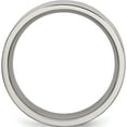 thumbnail image 2 of Titanium Brushed 8mm Flat Band (Size 8.5) Made In China tb33-8.5, 2 of 5