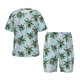 thumbnail image 1 of Balery Flamingos And Palms Conjunto de Pijama Infantil de Manga Corta con Estampado – Ropa de Dormir de Algodón Suave-3X-Large, 1 of 6