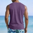 thumbnail image 4 of Men's Workout Tank Tops V Neck Sleeveless Shirts Quick Dry Athletic Gym Muscle T Shirt Lightweight Soft Tee, S, 4 of 8