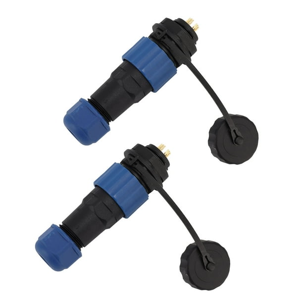 Conector impermeable Jadeshay 2 piezas SD16 IP68 conectores y tomas impermeables