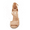 NUDE, variant on Women's Fashion Stilettos Open Toe Pump Heel Sandals