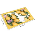 thumbnail image 2 of Giyblacko Carpet Door Mats Floor Mat Entry Door Mat Sunflower Lemon Spring Summer Fruit Fruit Bathroom Non Slip Mat, 2 of 8