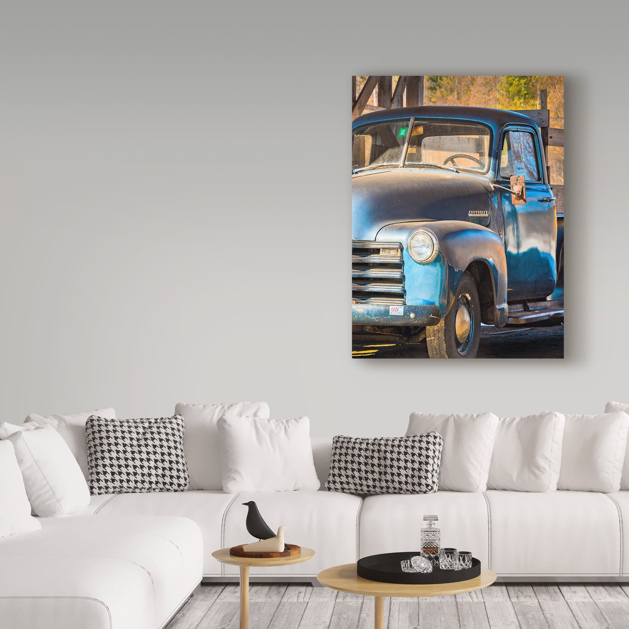 Trademark Fine Art 'Old Chevy Truck' Canvas Art by Brenda Petrella Photography Llc