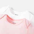 thumbnail image 6 of PatPat Baby Girl Clothes 2-Pack Baby Rompers Dinosaur Solid Color Short Sleeve Cotton Romper, 中性宝宝9-12月, 6 of 6