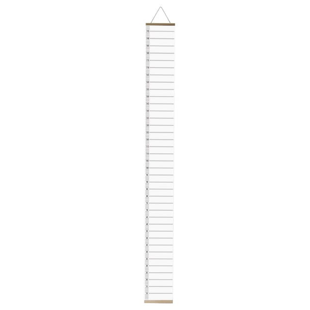 TIELUTT Growth Chart For Kids Canvas Height Chart Ruler Removable Hanging Wall Ruler Measurement Angle Clamps 30 Table Saw Track Table Saw Extension Rigid Digital Measuring Tape Stud Decking Board