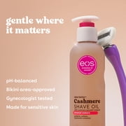 (2 pack) eos Cashmere Shave Oil for Smooth Skin - Coconut Waters - 6 fl oz