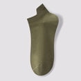 thumbnail image 4 of WHEANG Cotton Ankle Socks for Women Men Solid Color Cut No Show Socks for Women Reinforced Heel Toe Socks Everyday Wear Casual Socks Summer Soft Breathable Sweat Absorption Socks Green, 4 of 4