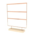 thumbnail image 5 of Earring Storage Display Rack 66Holes Modern Durable for Bathroom Shop Vanity Rose Golden, 5 of 9