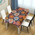 thumbnail image 4 of Yayeee Tablecloths 60" x 108" Rectangle Wrinkle Resistant Party Table Cover, Colorful Flowers, 4 of 8