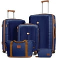 thumbnail image 1 of Joyway 5 Piece Luggage Sets Hardshell Lightweight Suitcase with TSA Lock Spinner Wheels, 1 of 7