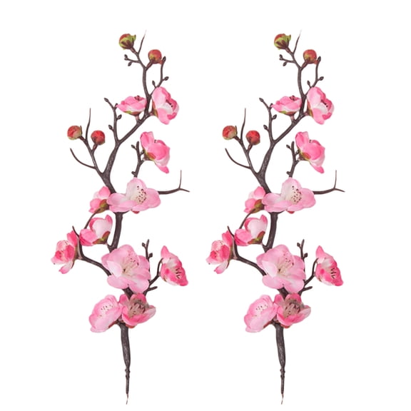 FONWILYO Creative Cake Decorative Accessory, Pink Plum Blossom, Best Wishes Symbol, Party Use